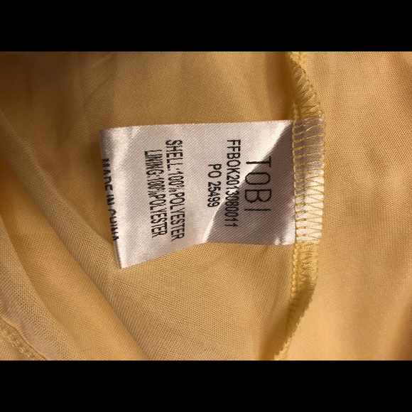 Tobi Yellow Around-The-Globe Skirt - Picture 8 of 8